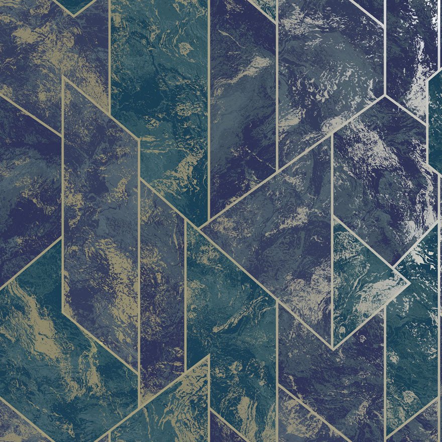 Zarci Wallpaper - Navy - Holden Décor - 36121 - Premier Wallcovering