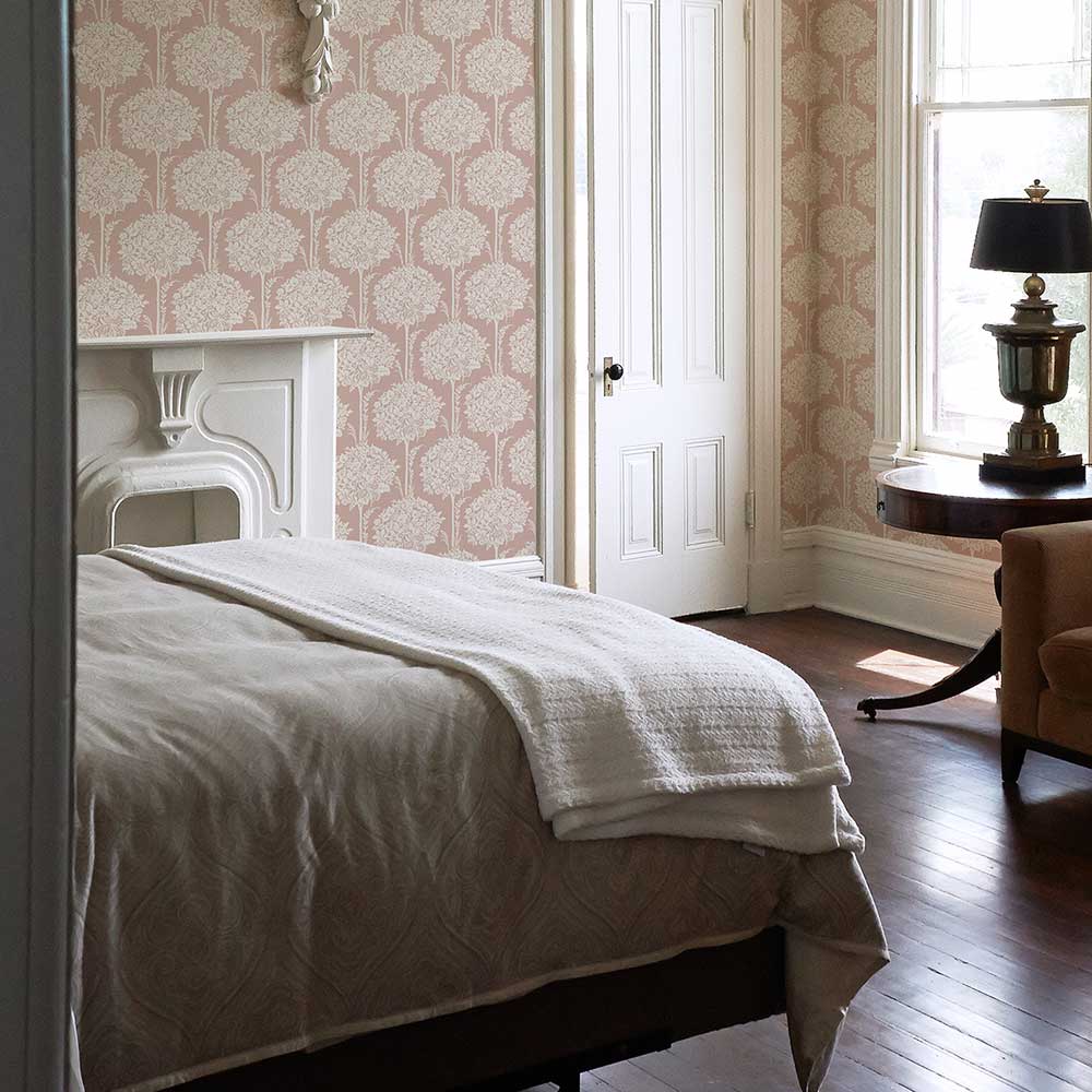 Zaria Wallpaper - Rose - A Street Prints - FD26624 - Premier Wallcovering