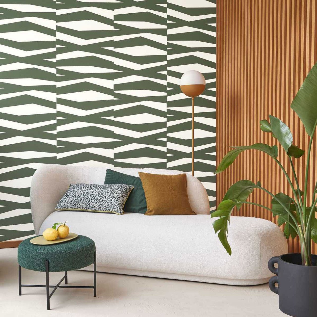 Zebra Game Color Game Wallpaper - Sapin - Casadeco - 200637979 - Premier Wallcovering