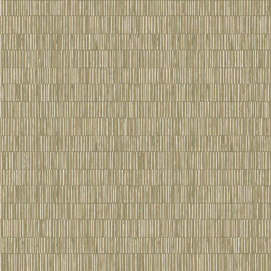 Zen Bamboo Screen Wallpaper - Green / Gold - Galerie - DWP0362 - 01 - Premier Wallcovering