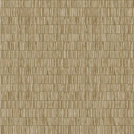 Zen Bamboo Screen Wallpaper - Bronze Brown - Galerie - DWP0362 - 02 - Premier Wallcovering