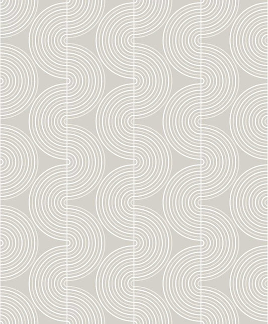 Zen Geo Wallpaper - Grey - NextWall - NW44205 - Premier Wallcovering