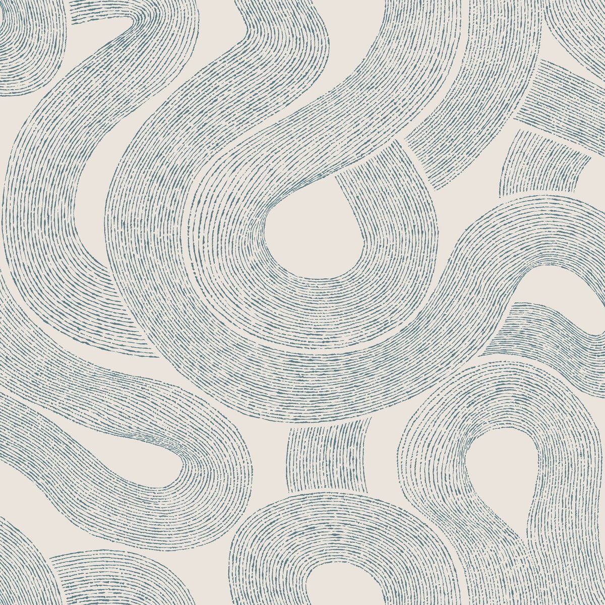 Zen Wallpaper - Indigo Blue - Sandberg - S10330 - Premier Wallcovering