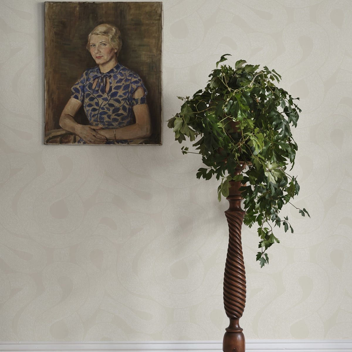 Zen Wallpaper - Gray - Sandberg - 805-21 - Premier Wallcovering