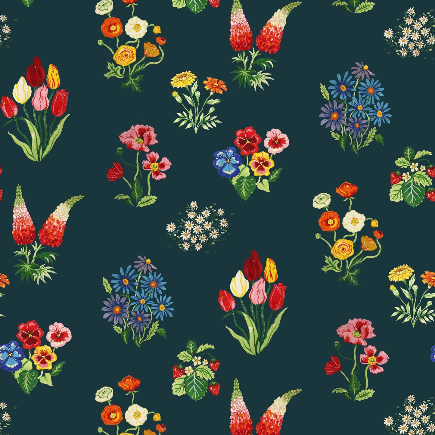 Zenith Wallpaper - Indigo - Wear The Walls - ZEIN807652 - Premier Wallcovering