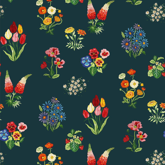 Zenith Wallpaper - Indigo - Wear The Walls - ZEIN807652 - Premier Wallcovering