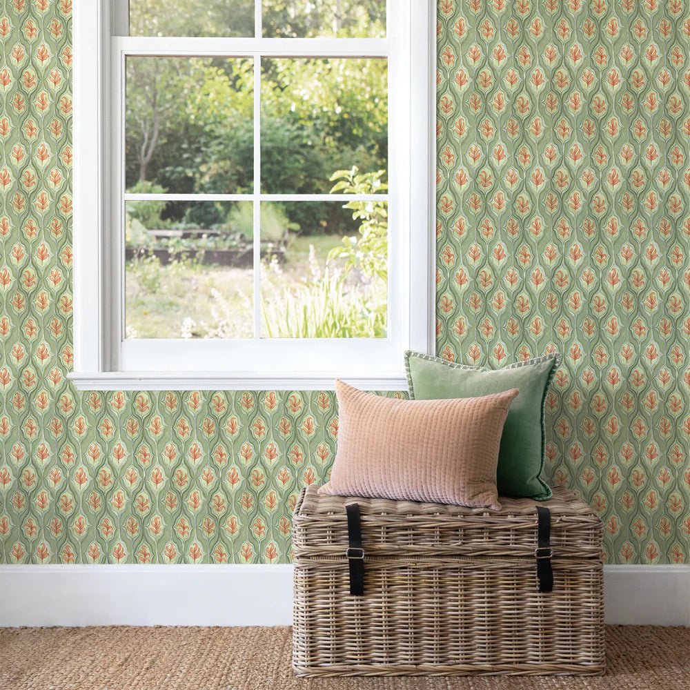 Zephyr Wallpaper - Moss - Voyage Maison - ZEPHYR/WPO/MOS - Premier Wallcovering