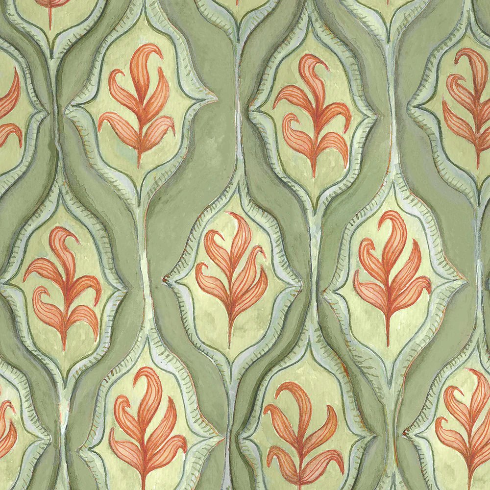 Zephyr Wallpaper - Moss - Voyage Maison - ZEPHYR/WPO/MOS - Premier Wallcovering