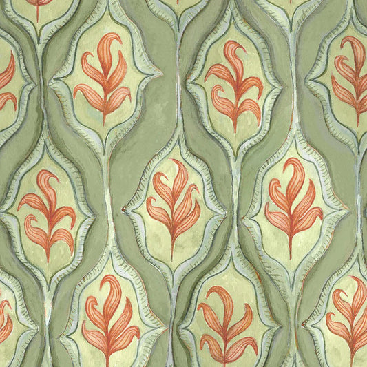 Zephyr Wallpaper - Moss - Voyage Maison - ZEPHYR/WPO/MOS - Premier Wallcovering