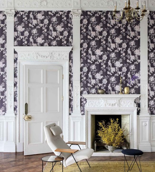 Zerzura Wallpaper - Slate Grey & Blush Pink - 113/8023 - Cole & Son - Premier Wallcovering