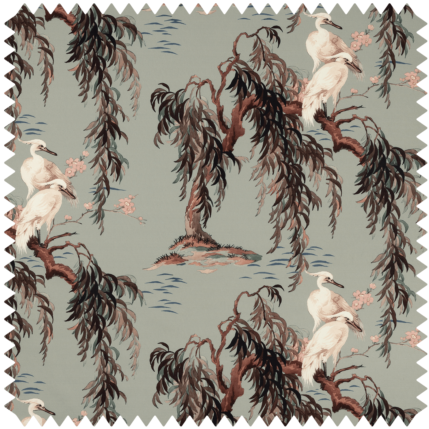 Zeus Recycled Performance Fabric - Eau de Nil - House of Hackney - 1-FA-ZEU-RP-EAU-XXX-XXX - Premier Wallcovering