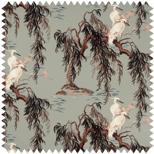 Zeus Recycled Performance Fabric - Eau de Nil - House of Hackney - 1-FA-ZEU-RP-EAU-XXX-XXX - Premier Wallcovering