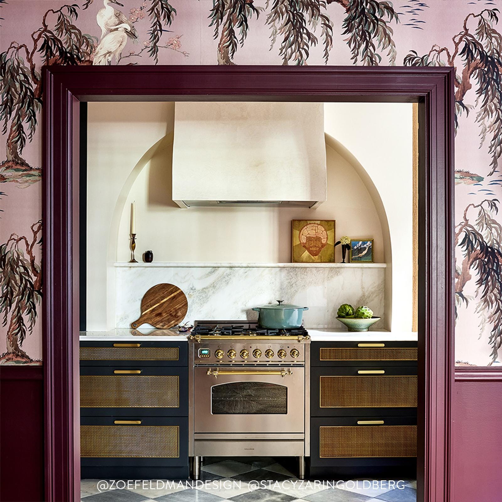 Zeus Wallpaper - Blush - House of Hackney - 1 - WA - ZEU - DI - BLS - XXX - Premier Wallcovering