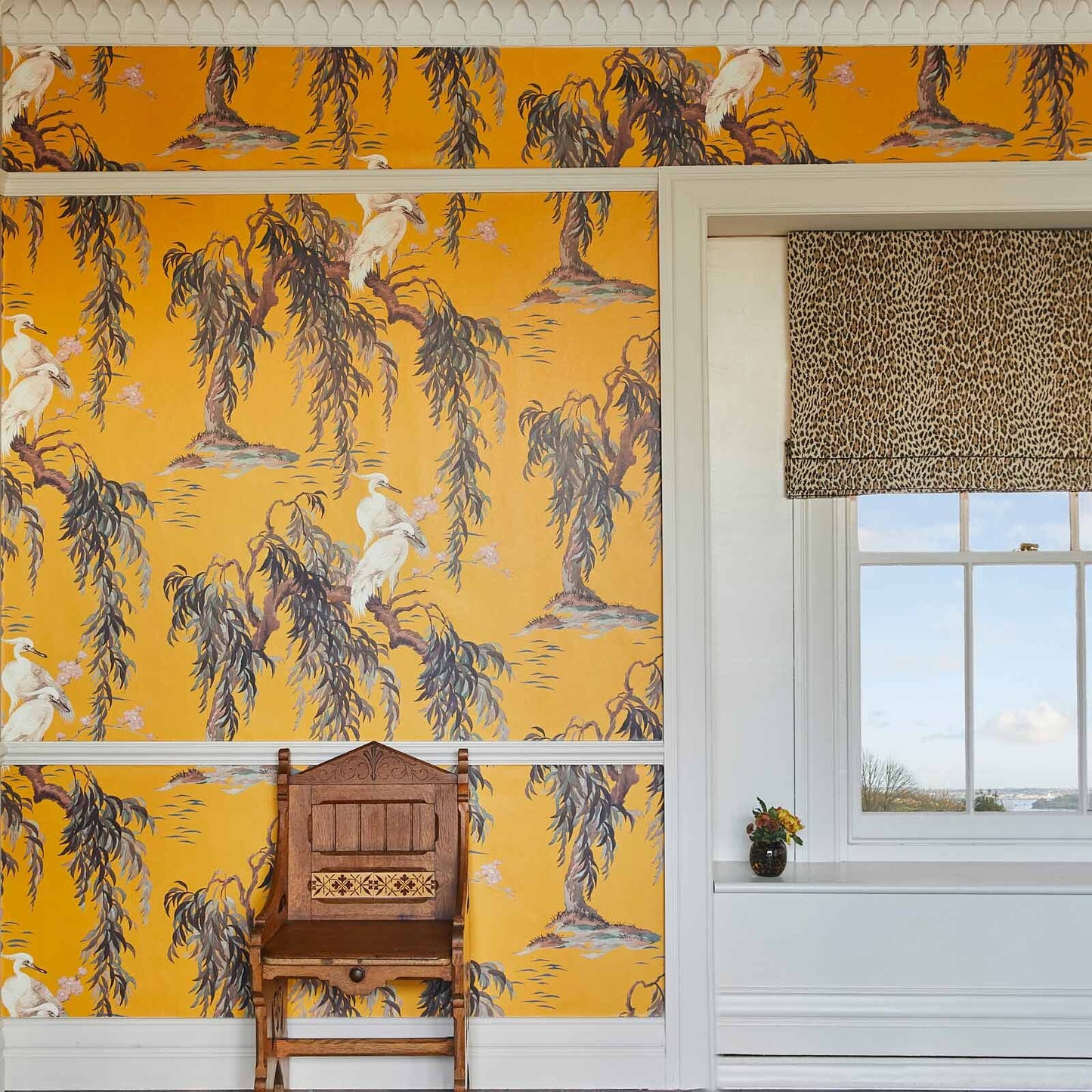 Zeus Wallpaper - Ochre - House of Hackney - 1 - WA - ZEU - DI - OCH - XXX - Premier Wallcovering