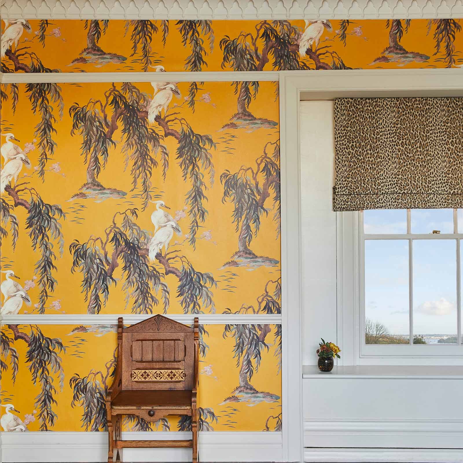 Zeus Wallpaper - Ochre - House of Hackney - 1 - WA - ZEU - DI - OCH - XXX - Premier Wallcovering