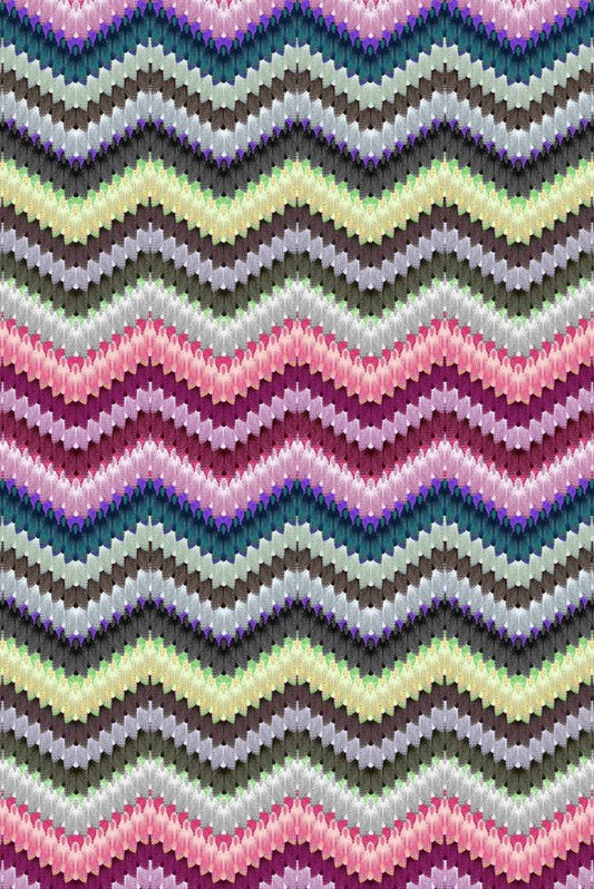 Zig Zag Moth Velvet Fabric - Original - Timorous Beasties - DIGI/ZZM/40008/01 - Premier Wallcovering