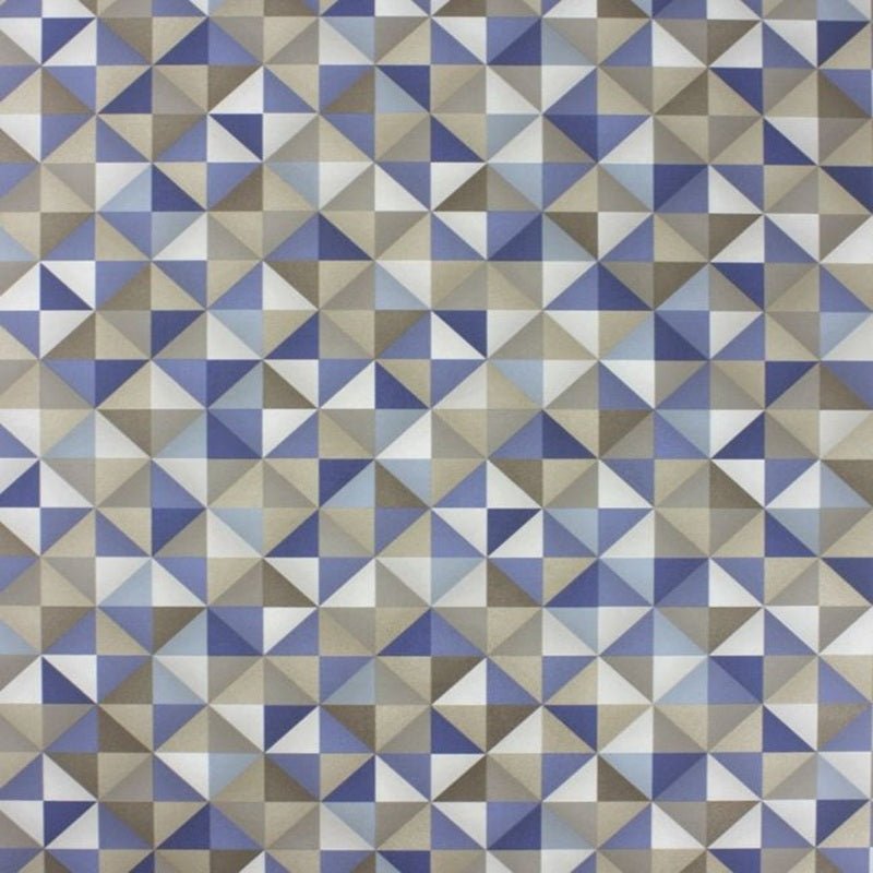 Zirconia Wallpaper - Blue - Osborne & Little - W6760-04 - Premier Wallcovering