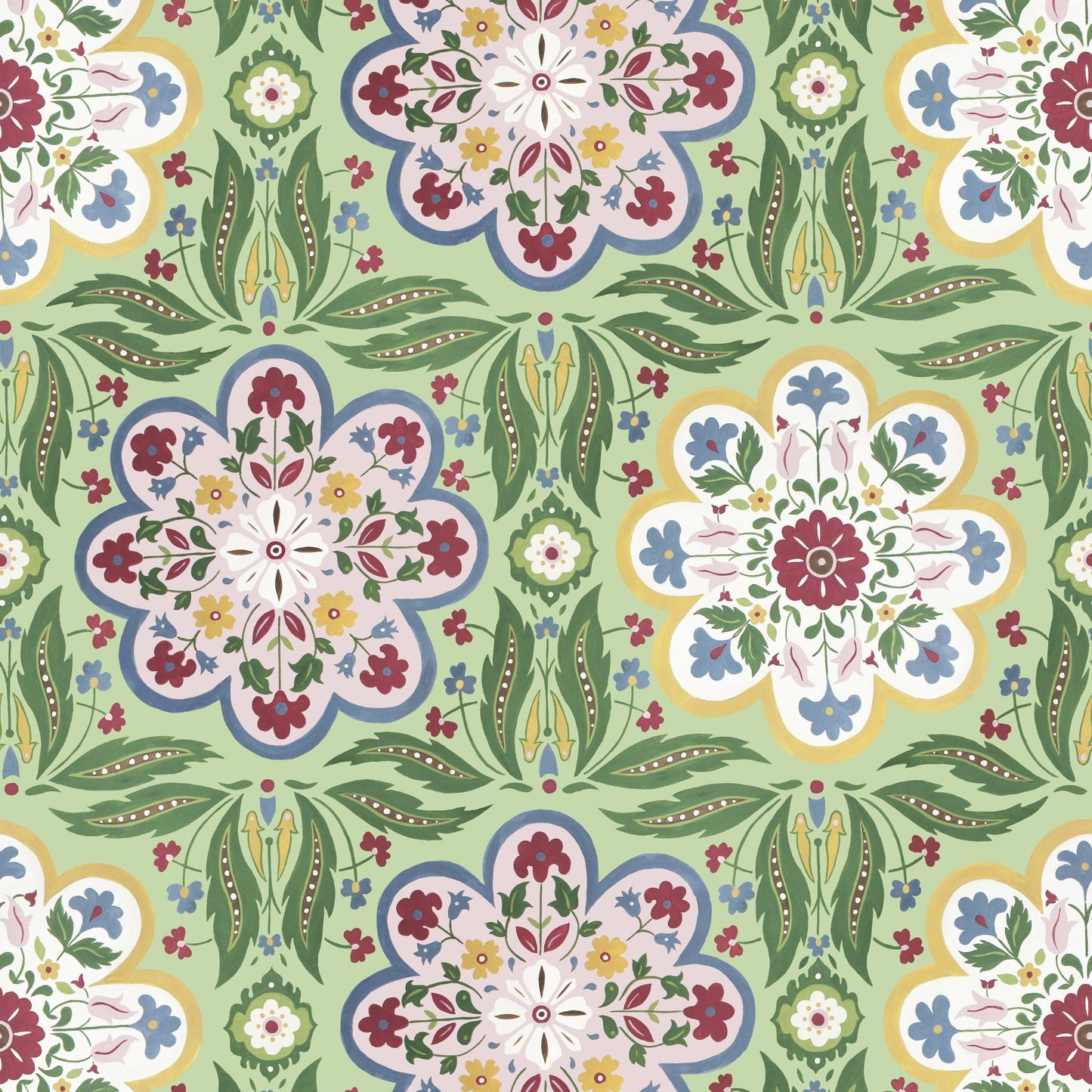 Zouak Wallpaper - Pistachio- Green - Wear The Walls - ZOPG8076U52 - Premier Wallcovering