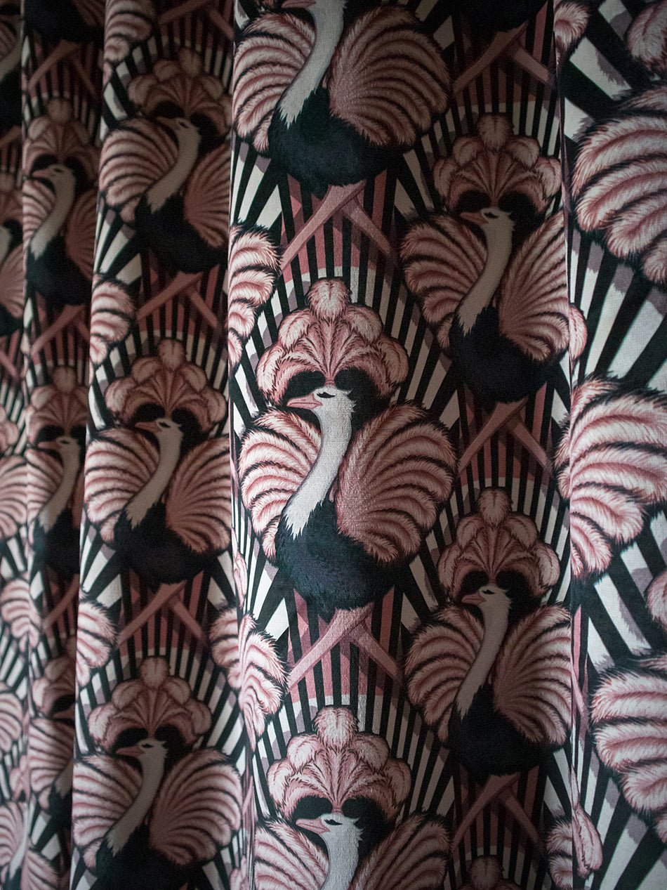 Zsa Zsa Recycled Velvet Fabric - Candy - Divine Savages - DVS009-ZSA-CAN-VEL - Premier Wallcovering