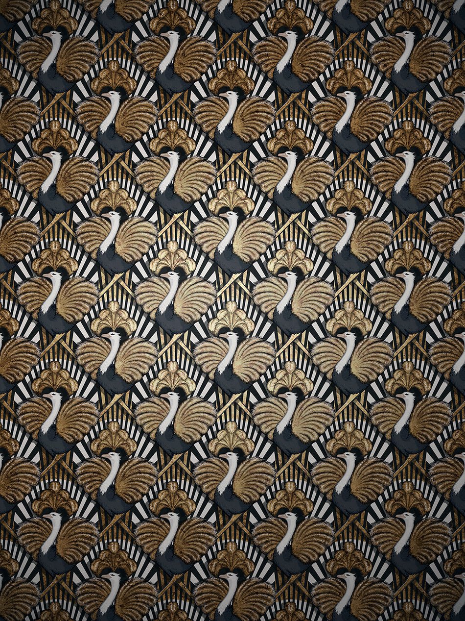 Zsa Zsa Wallpaper - Gold Leaf - Divine Savages - DVS145-ZSA-GLDL-WR - Premier Wallcovering