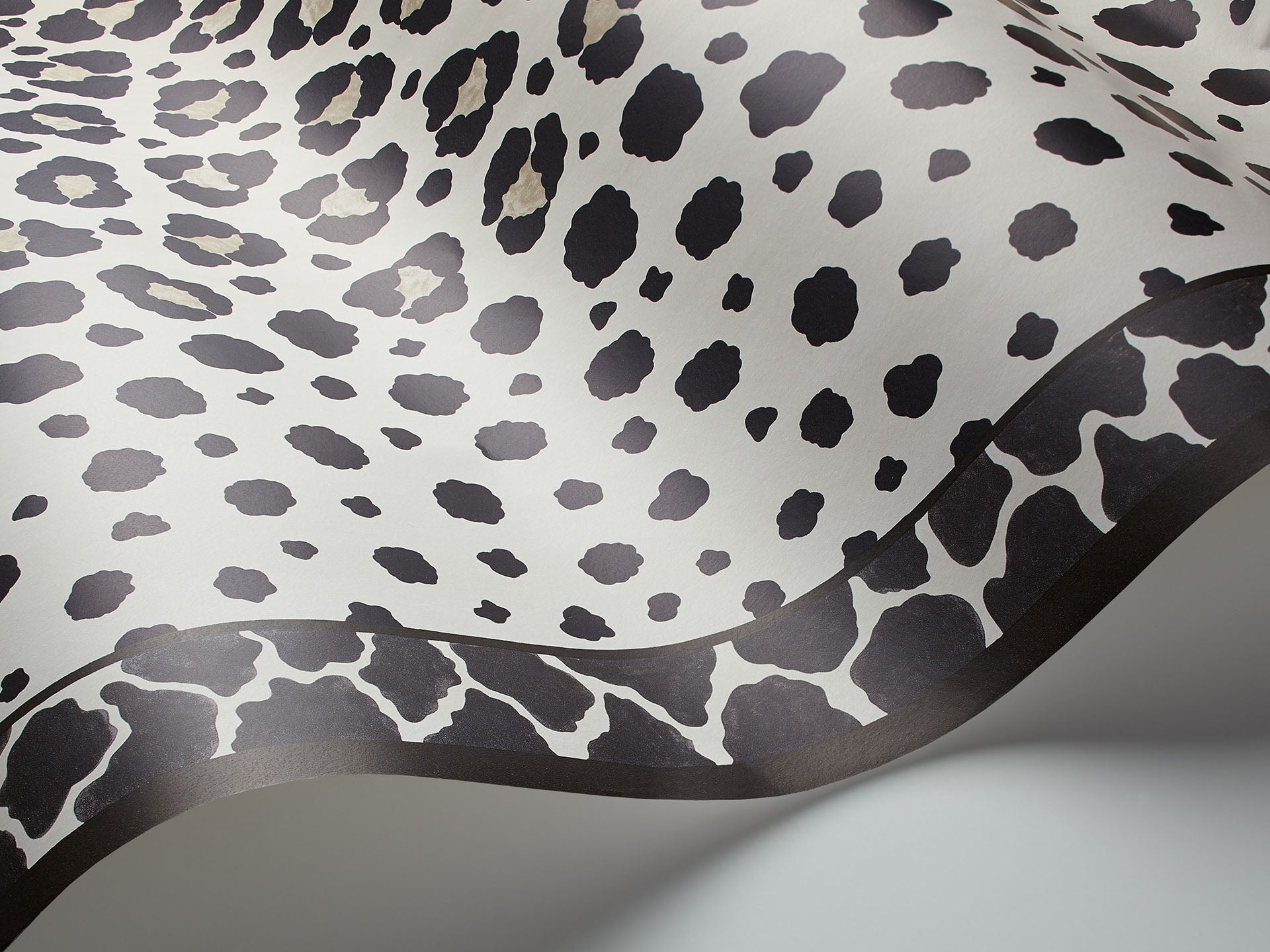 Zulu Border Wallpaper - Linen & Black - 109/13061 - Cole & Son - Premier Wallcovering