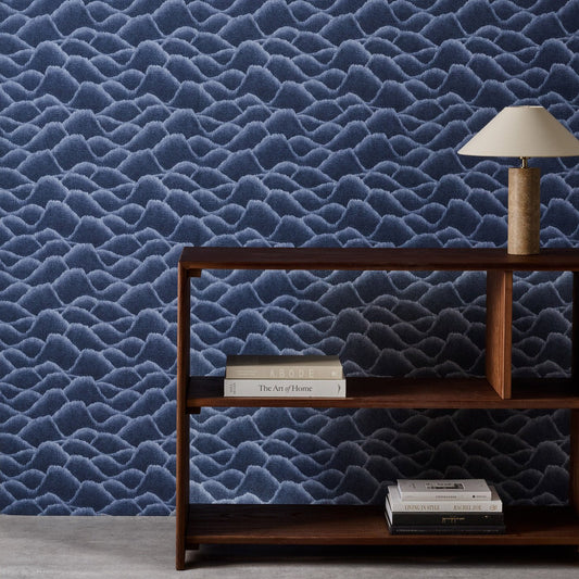 Zuni Wallpaper - Midnight - Harlequin - HDMW113306 - Premier Wallcovering